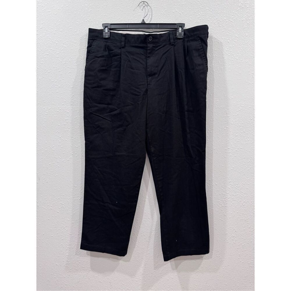 Men's‎ Dockers classic fit black dress pants size 40x30